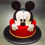 Micky mouse kids birthday cake